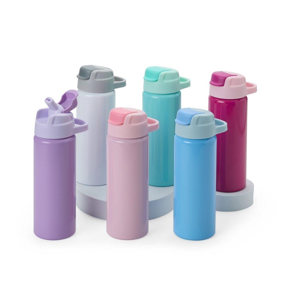 Squeeze de Alumínio 600ml GA1815 na cor Verde água, brinde personalizado Sky Brindes