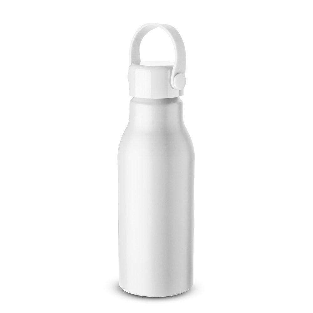 Garrafa Alumínio 700ml GA1818 na cor Branco, brinde personalizado Sky Brindes