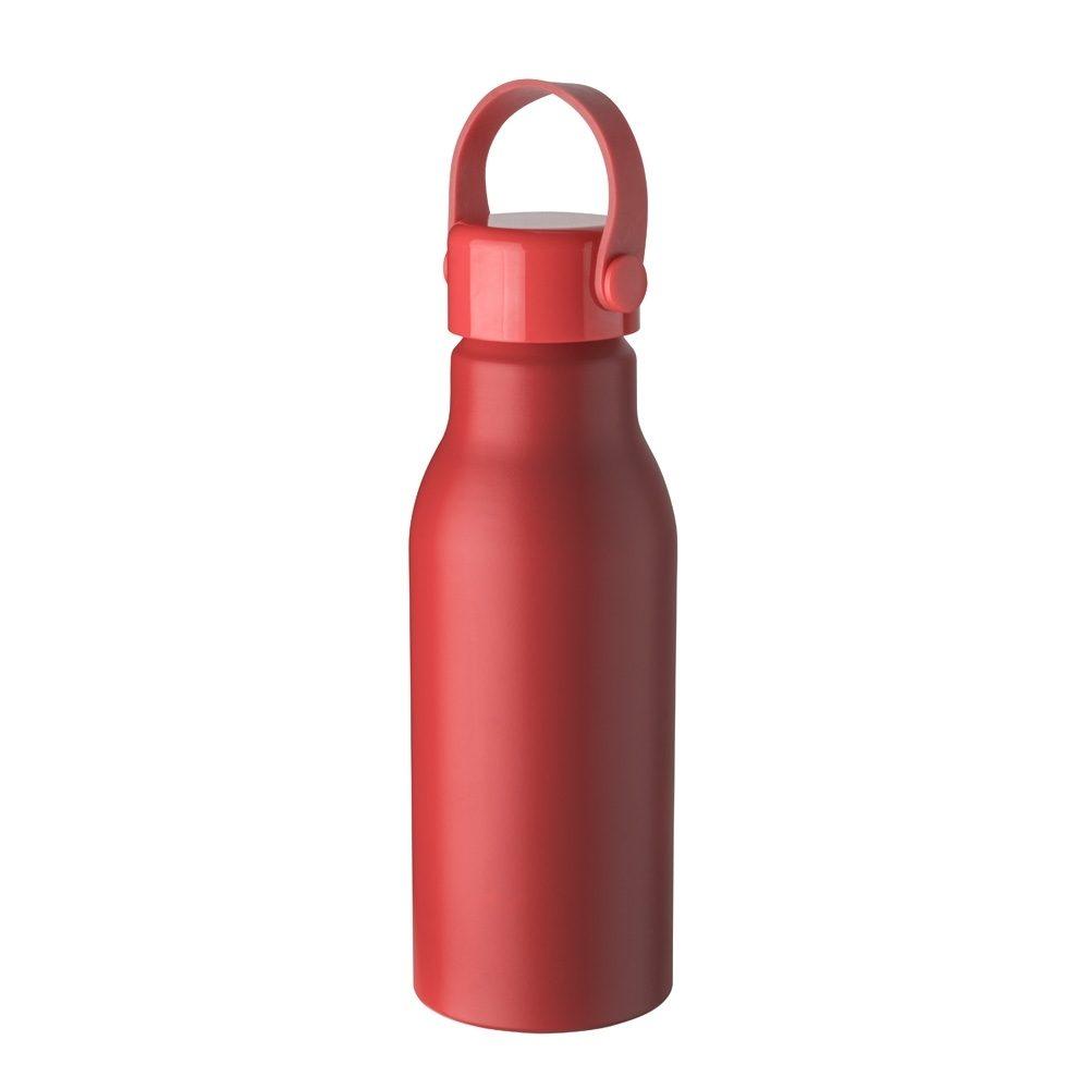 Garrafa Alumínio 700ml GA1818 na cor Vermelho, brinde personalizado Sky Brindes