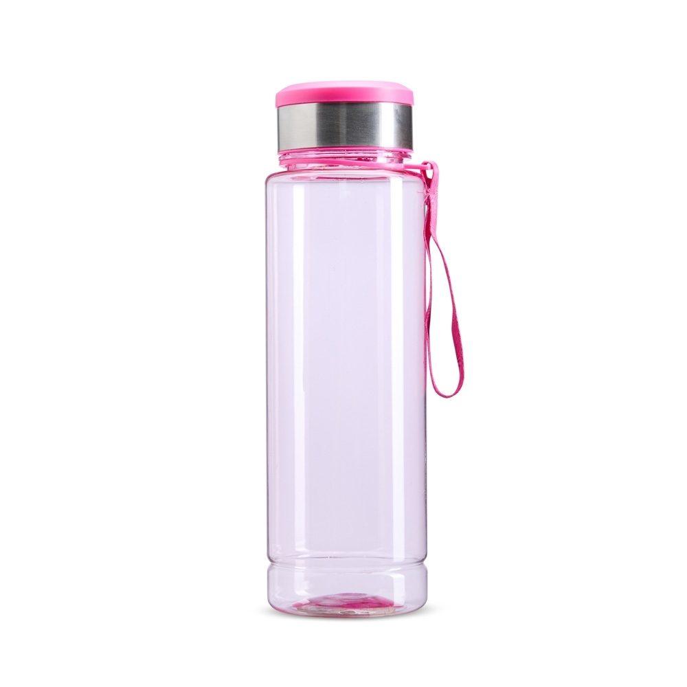 Garrafa Plástica 950ml GA1820 na cor Rosa, brinde personalizado Sky Brindes