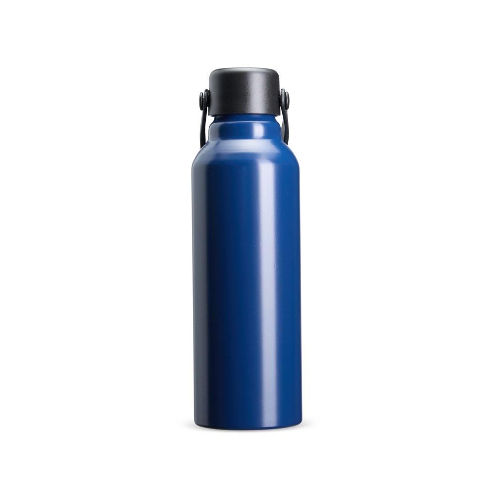 Garrafa Alumínio 800ml GA1822 na cor Azul, brinde personalizado Sky Brindes