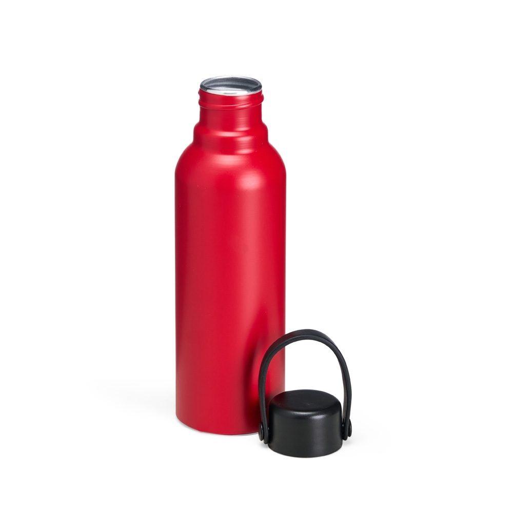 Garrafa Alumínio 800ml GA1822 na cor Vermelho, brinde personalizado Sky Brindes