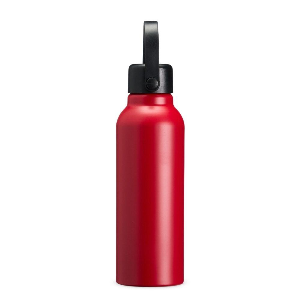 Garrafa Alumínio 800ml GA1822 na cor Vermelho, brinde personalizado Sky Brindes