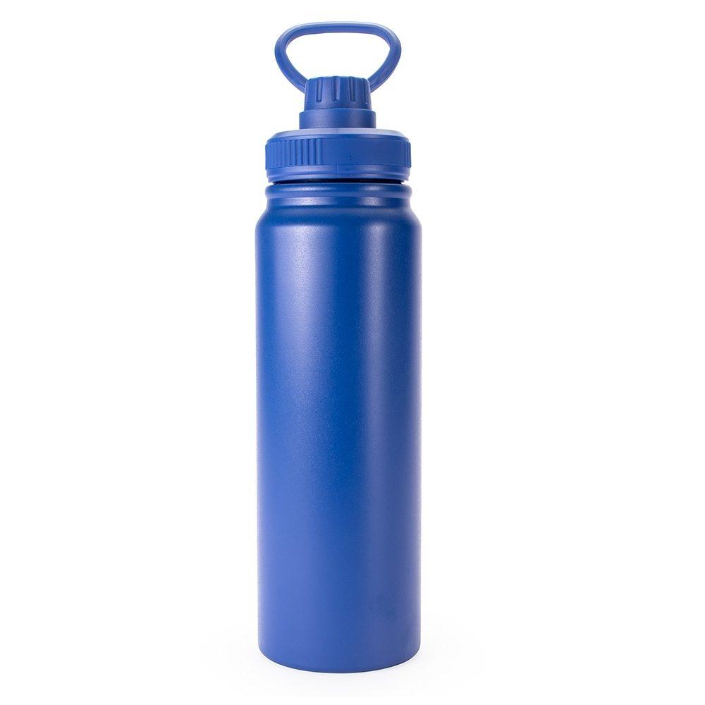 Garrafa Térmica 750ml GA1825 na cor Azul, brinde personalizado Sky Brindes