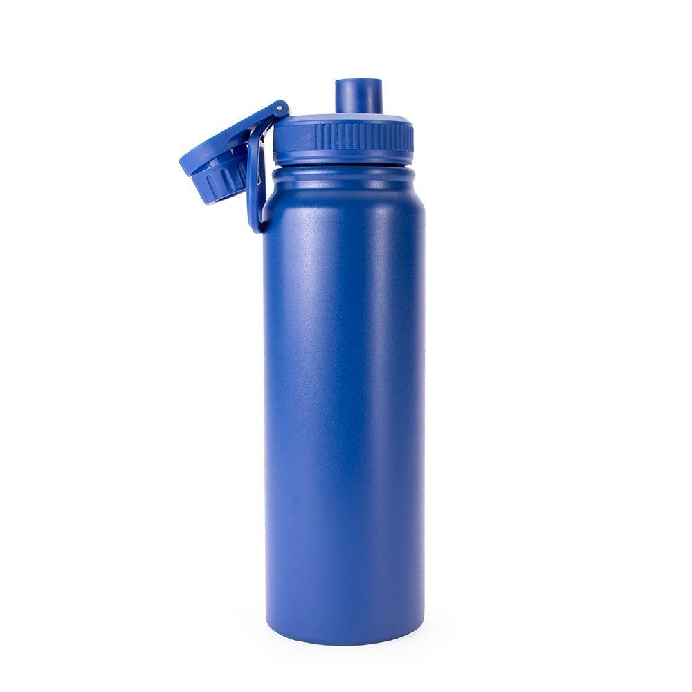 Garrafa Térmica 750ml GA1825 na cor Azul, brinde personalizado Sky Brindes