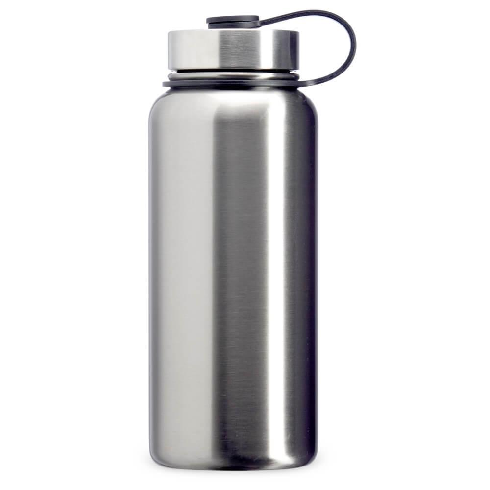 Garrafa Térmica Inox 950ml GA1826 na cor Inox, brinde personalizado Sky Brindes