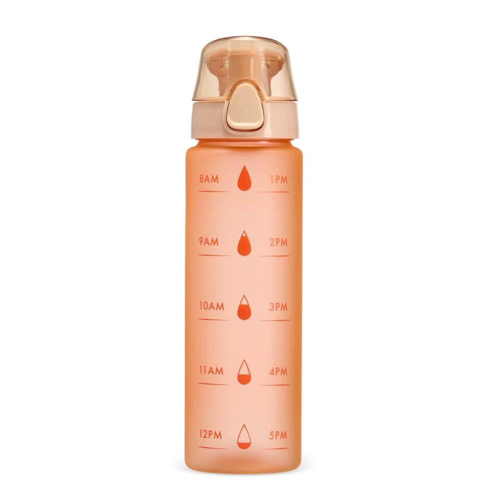 Squeeze Plástico 700ml GA1827 na cor Laranja, brinde personalizado Sky Brindes