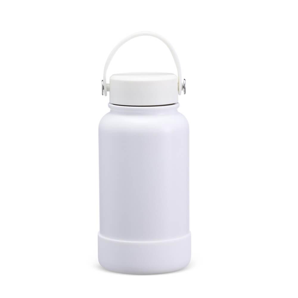 Garrafa Térmica 700ml GA1829 na cor Branco, brinde personalizado Sky Brindes