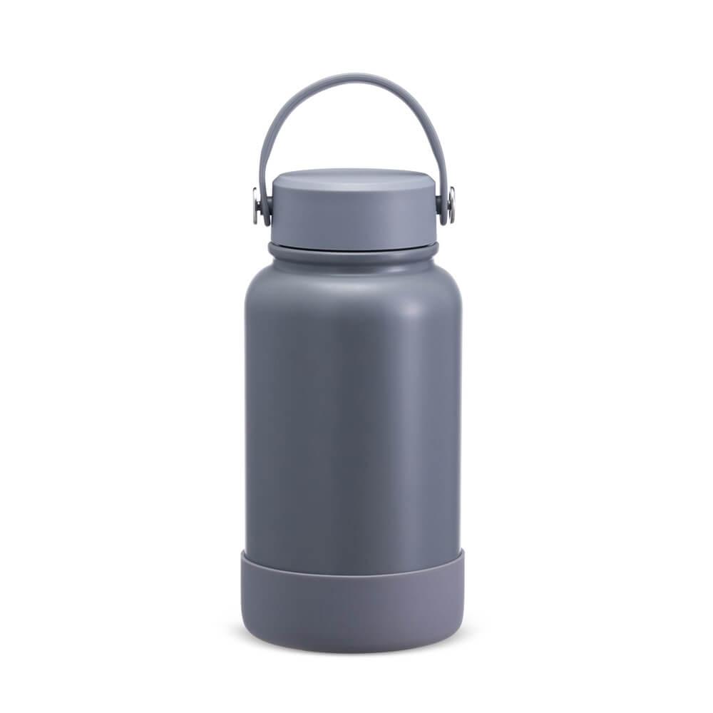 Garrafa Térmica 700ml GA1829 na cor Cinza, brinde personalizado Sky Brindes