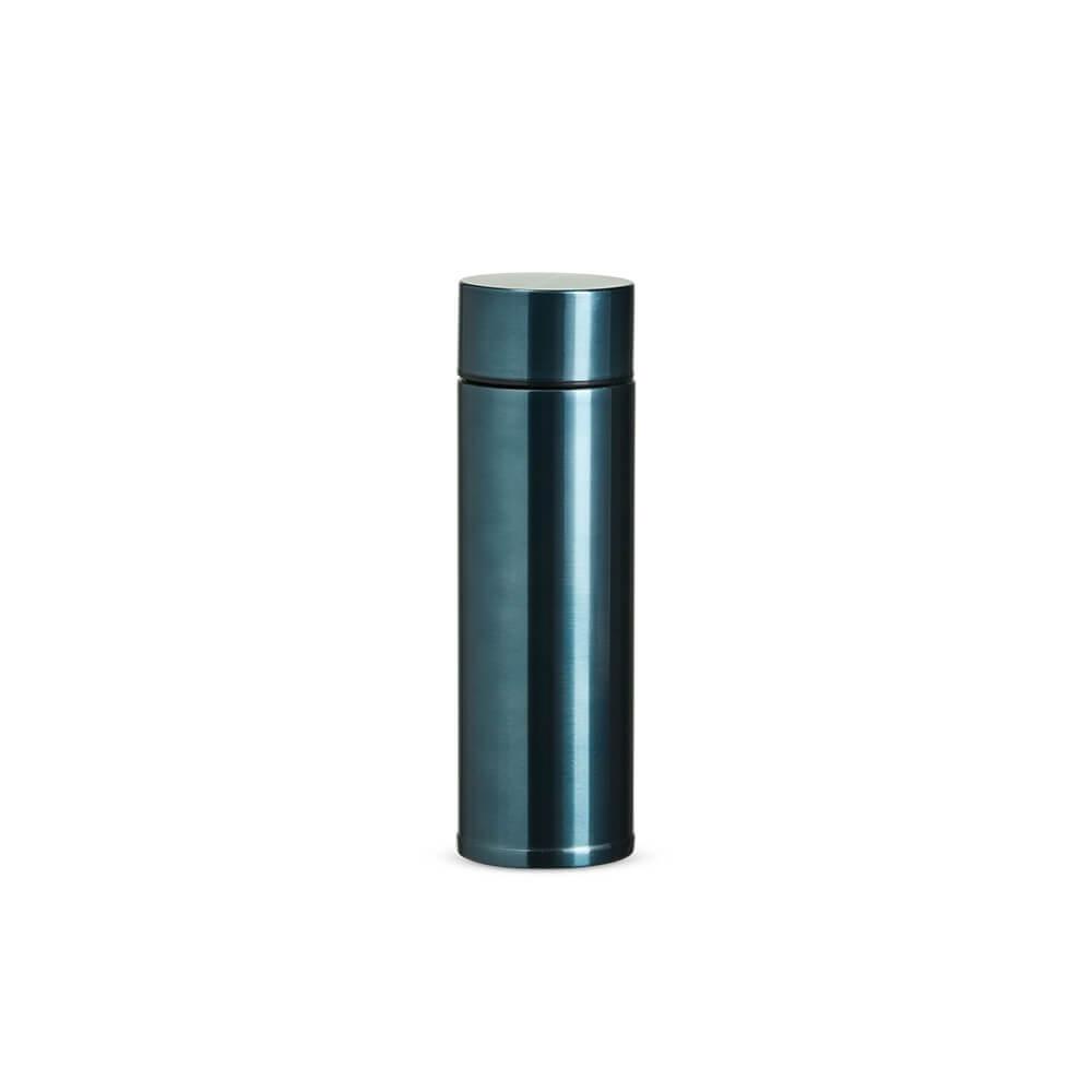 Garrafa Térmica 320ml GA1830 na cor Grafite, brinde personalizado Sky Brindes