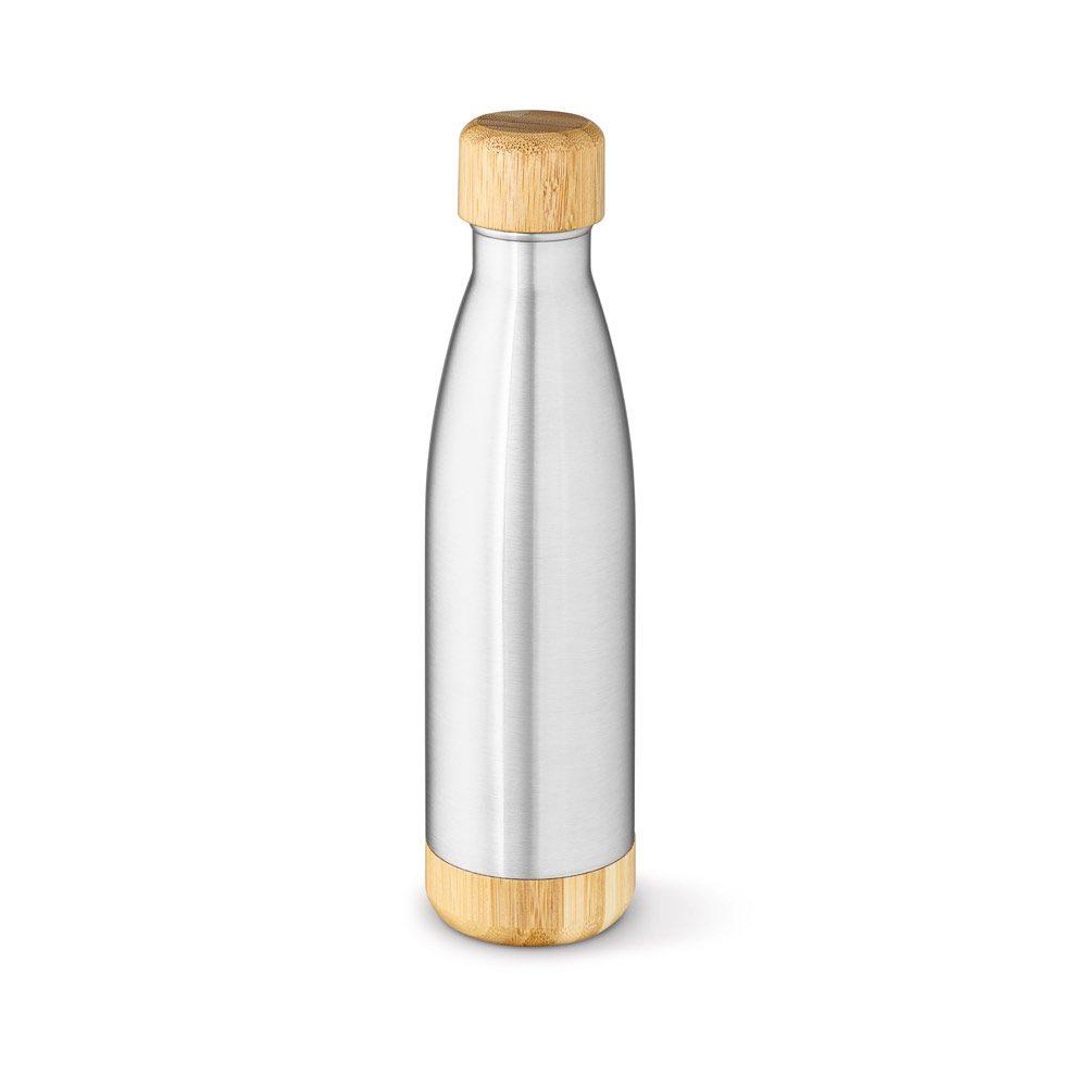 Garrafa Aço Inox 800ml GA1832 na cor Cromado, brinde personalizado Sky Brindes