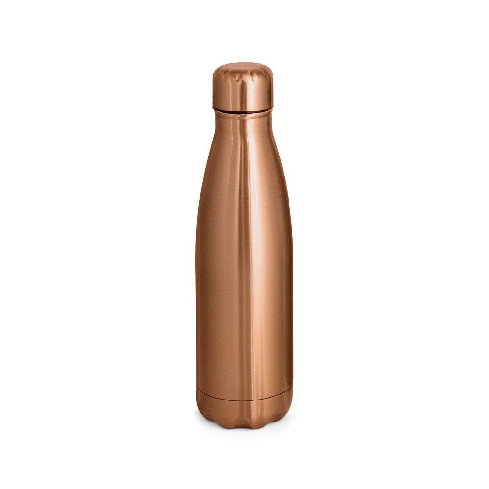Garrafa Térmica 510ml GA1838 na cor Cobre, brinde personalizado Sky Brindes
