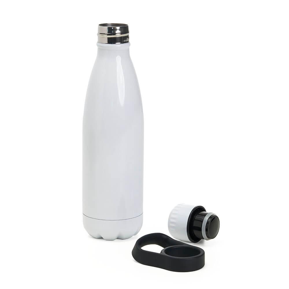 Garrafa Térmica 510ml GA1839 na cor Branco, brinde personalizado Sky Brindes