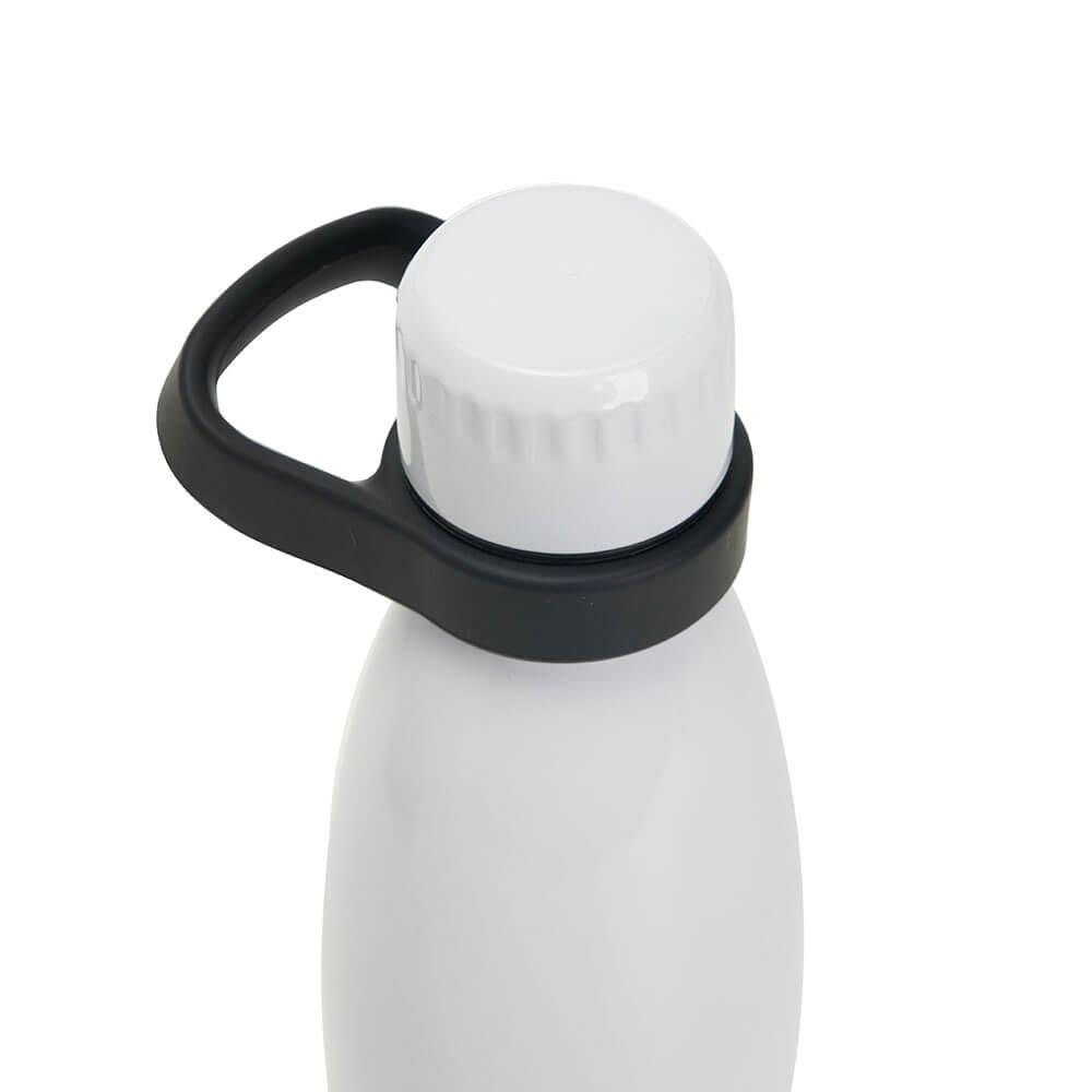 Garrafa Térmica 510ml GA1839 na cor Branco, brinde personalizado Sky Brindes