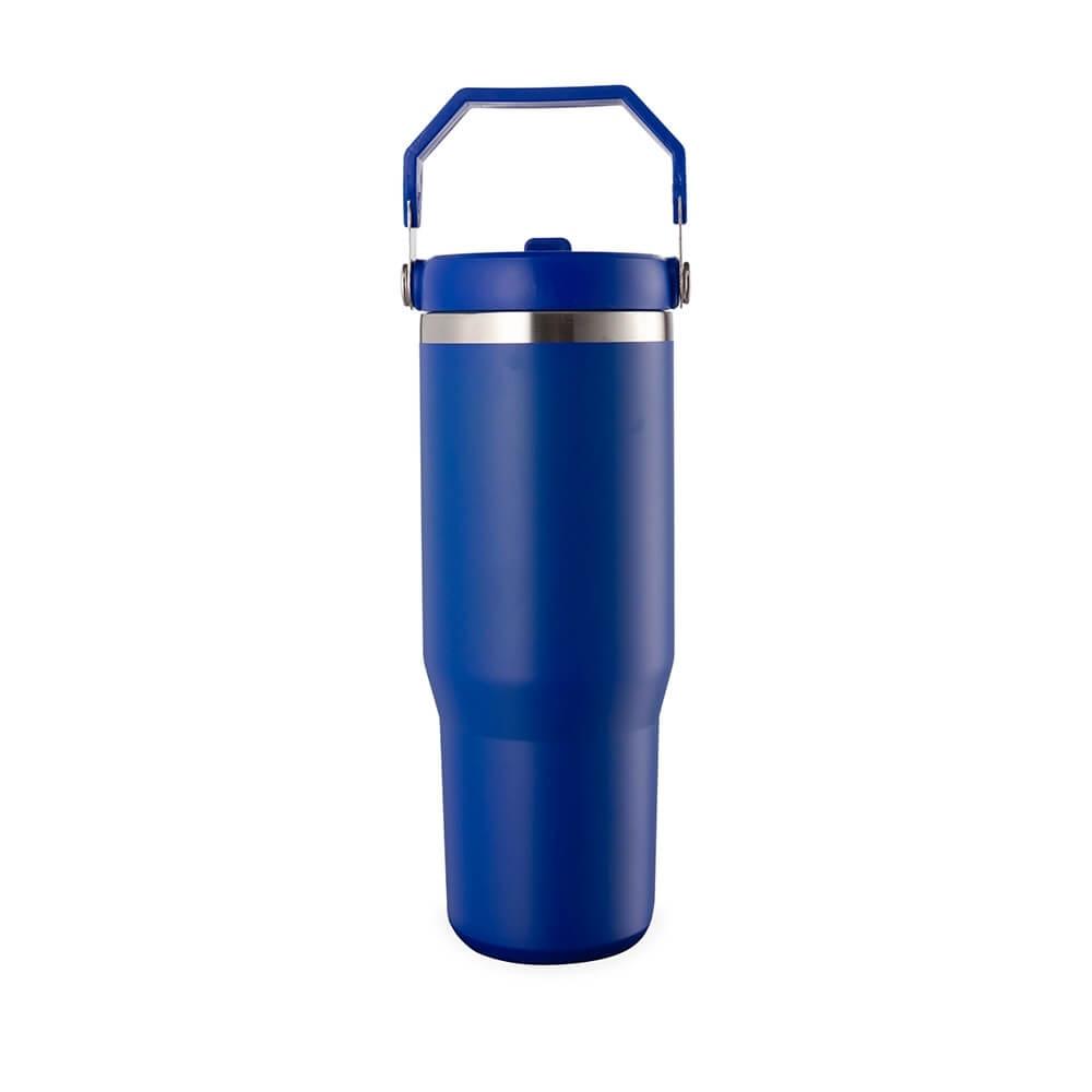 Copo Térmico 800ml GA1842 na cor Azul, brinde personalizado Sky Brindes