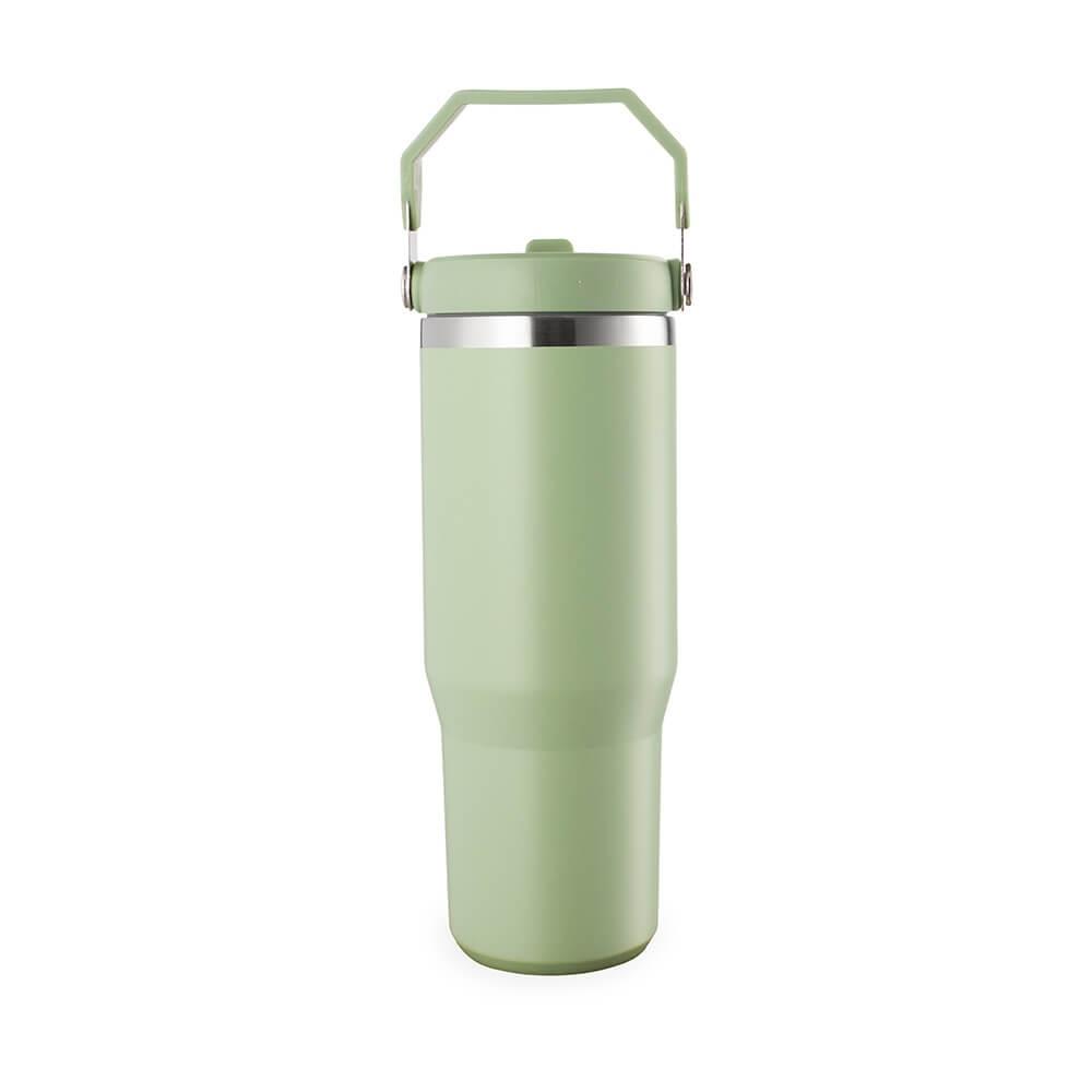 Copo Térmico 800ml GA1842 na cor Verde, brinde personalizado Sky Brindes