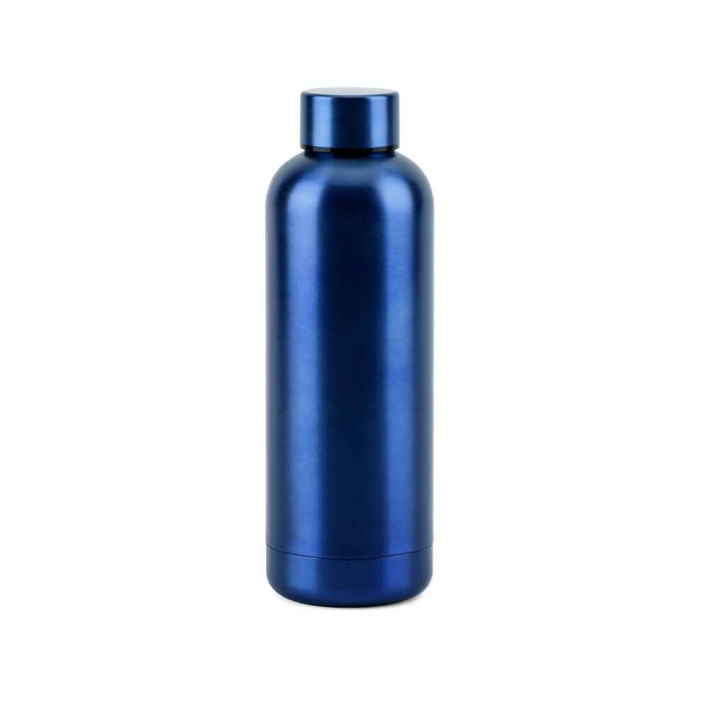 Garrafa Térmica 550ml GA1846 na cor Azul marinho, brinde personalizado Sky Brindes