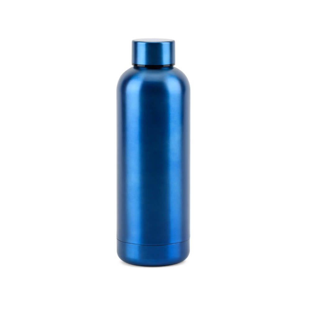 Garrafa Térmica 550ml GA1846 na cor Azul, brinde personalizado Sky Brindes