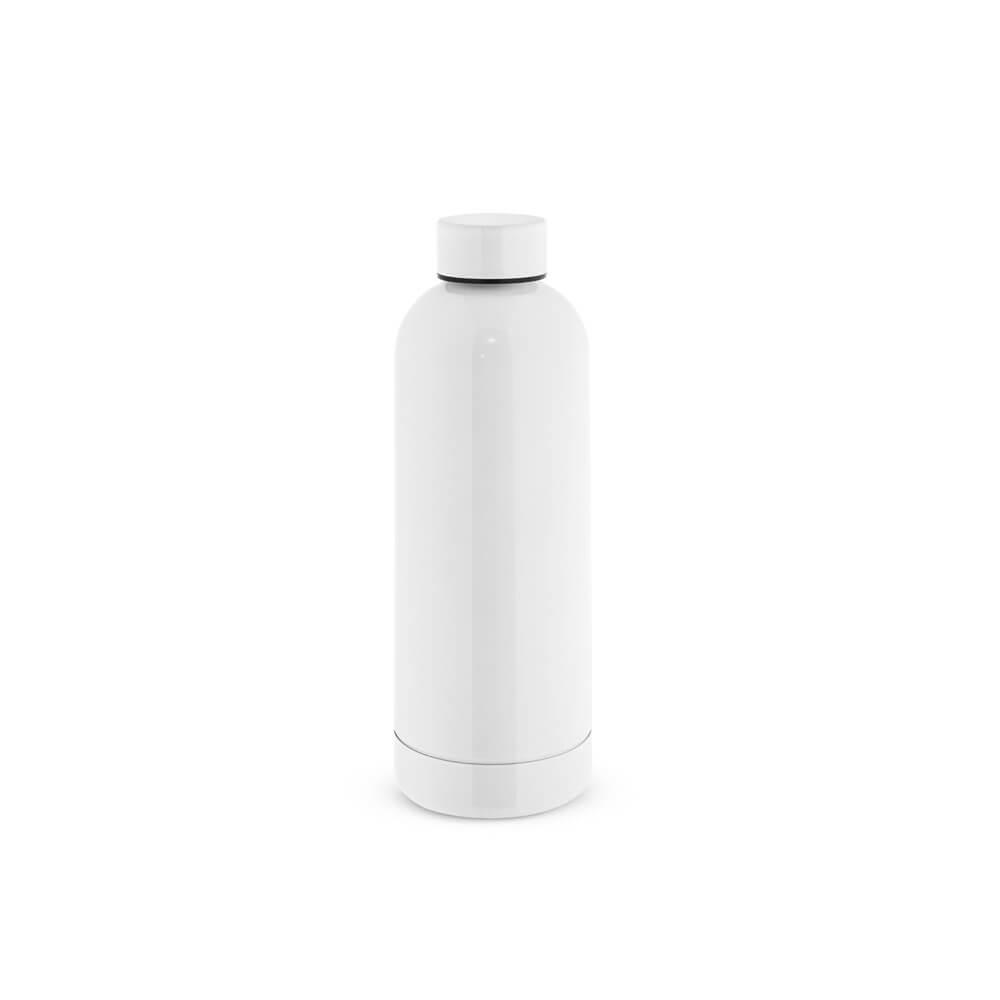 Garrafa Térmica 550ml GA1846 na cor Branco, brinde personalizado Sky Brindes