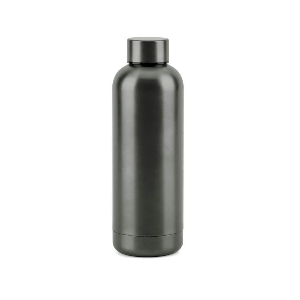 Garrafa Térmica 550ml GA1846 na cor Chumbo, brinde personalizado Sky Brindes