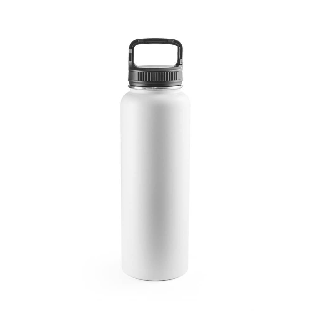 Garrafa Térmica 1200ml GA1848 na cor Branco, brinde personalizado Sky Brindes