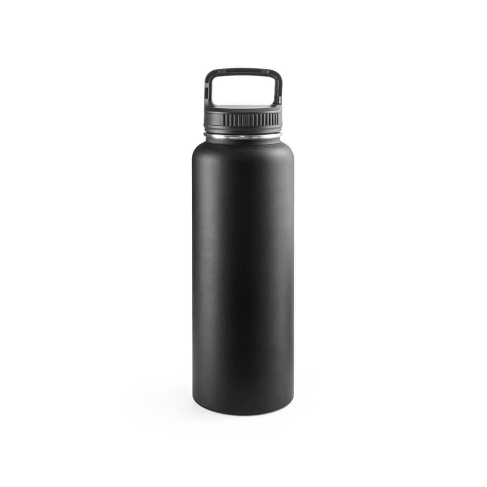 Garrafa Térmica 1200ml GA1848 na cor Preto, brinde personalizado Sky Brindes