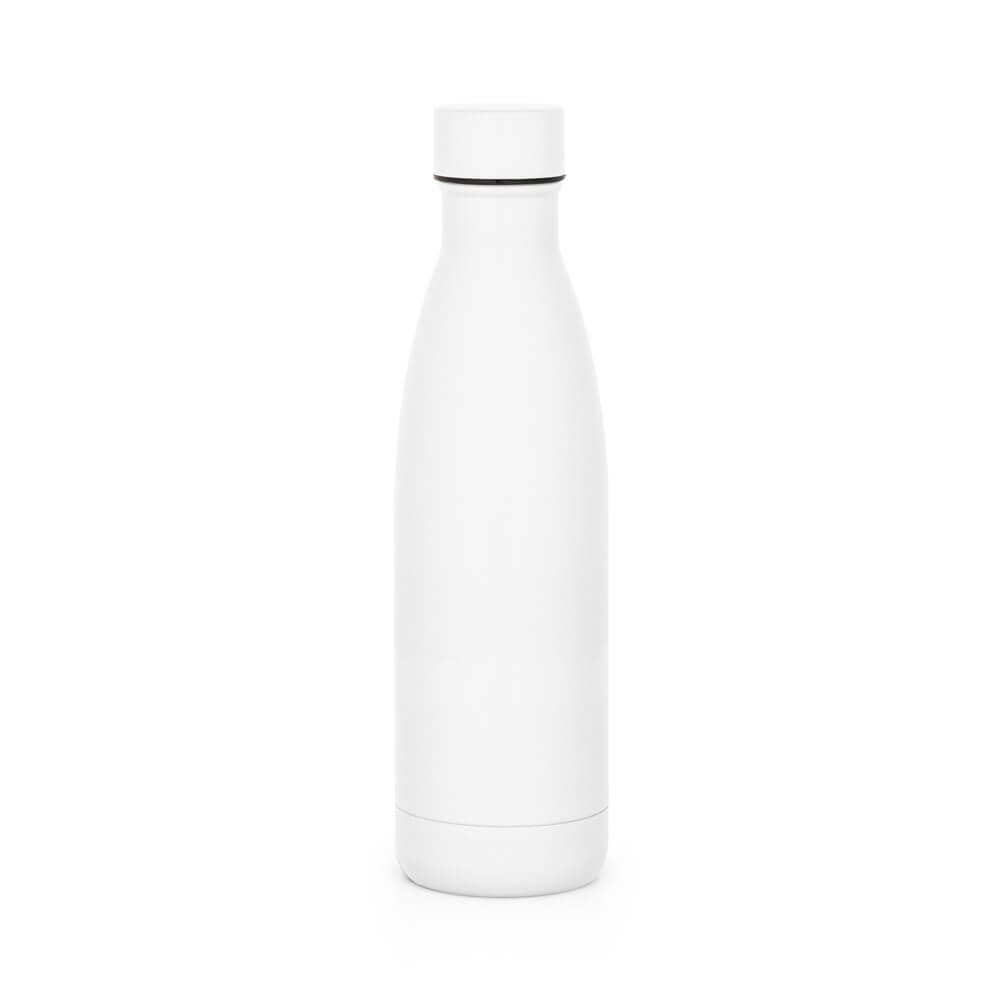 Garrafa Térmica 520ml GA1849 na cor Branco, brinde personalizado Sky Brindes