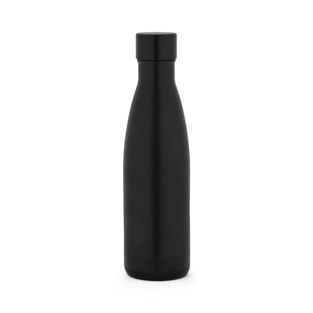 Garrafa Térmica 520ml GA1849 na cor Preto, brinde personalizado Sky Brindes