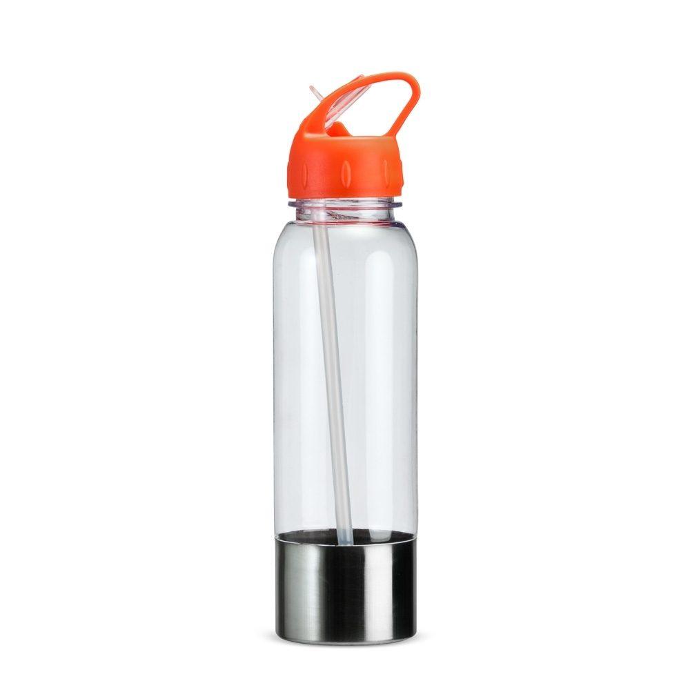 Squeeze Plástico 750ml GA1852 na cor Laranja, brinde personalizado Sky Brindes