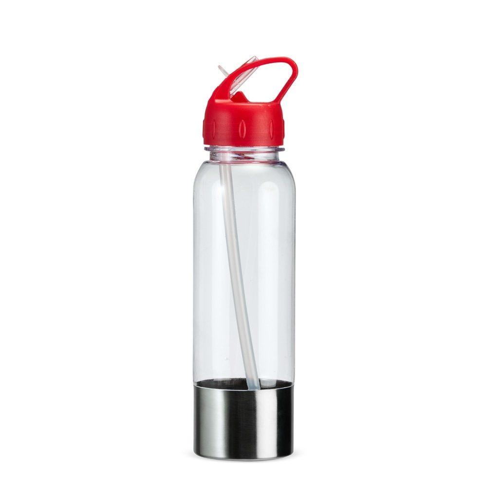 Squeeze Plástico 750ml GA1852 na cor Vermelho, brinde personalizado Sky Brindes