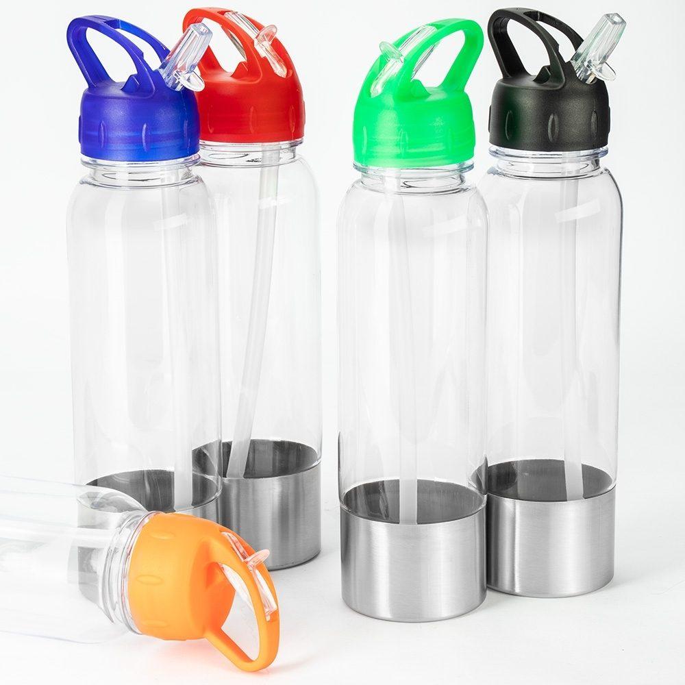 Squeeze Plástico 750ml GA1852 na cor Vermelho, brinde personalizado Sky Brindes