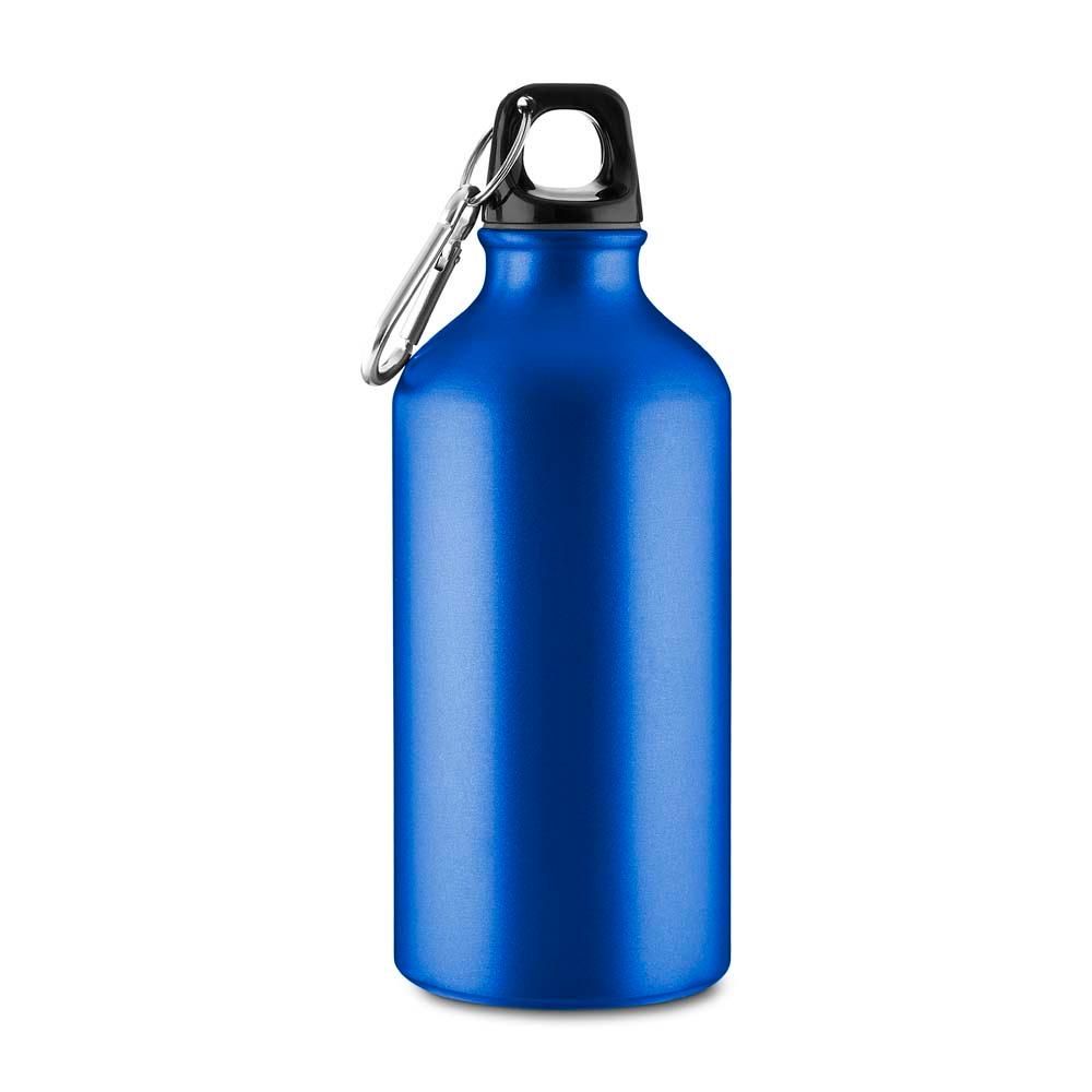 Garrafa Alumínio 550ml GA1854 na cor Azul, brinde personalizado Sky Brindes
