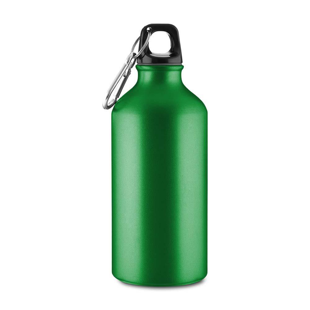 Garrafa Alumínio 550ml GA1854 na cor Verde, brinde personalizado Sky Brindes
