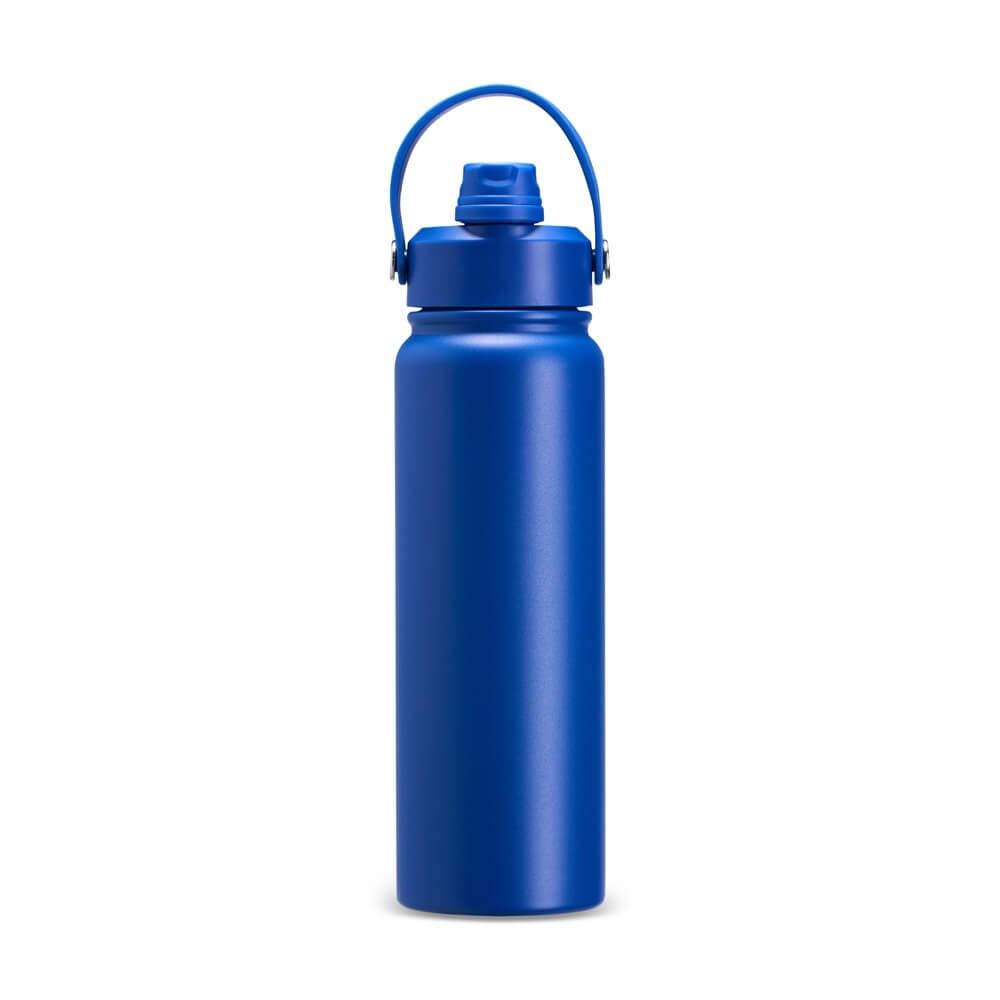Garrafa Térmica 800ml GA1857 na cor Azul, brinde personalizado Sky Brindes