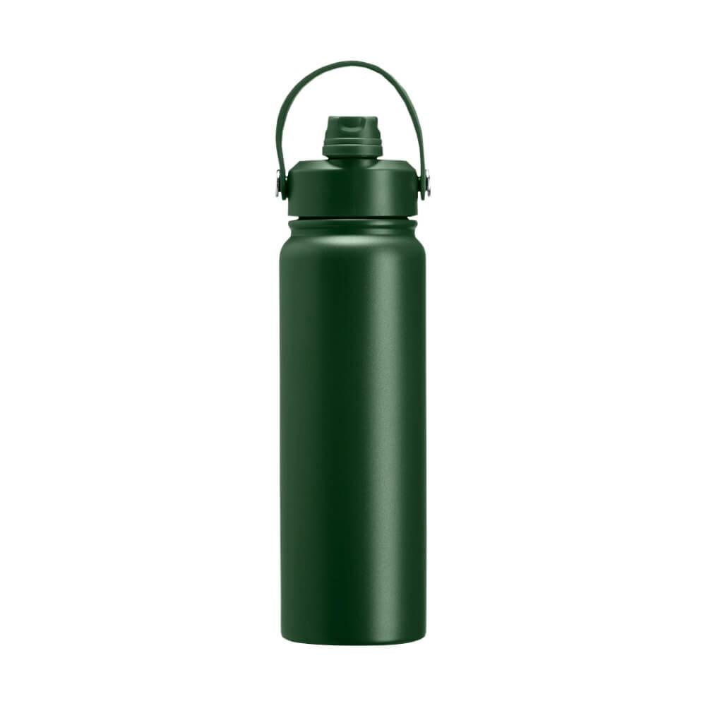 Garrafa Térmica 800ml GA1857 na cor Verde, brinde personalizado Sky Brindes