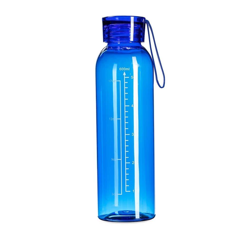 Garrafa Plástica 640ml GA1864 na cor Azul, brinde personalizado Sky Brindes