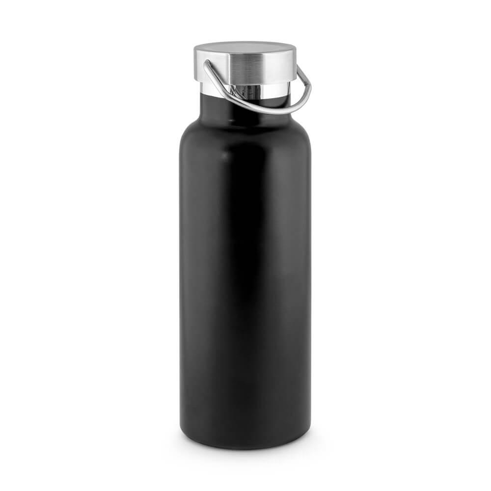 Garrafa em aço inox 810ml GA1868 na cor Preto, brinde personalizado Sky Brindes