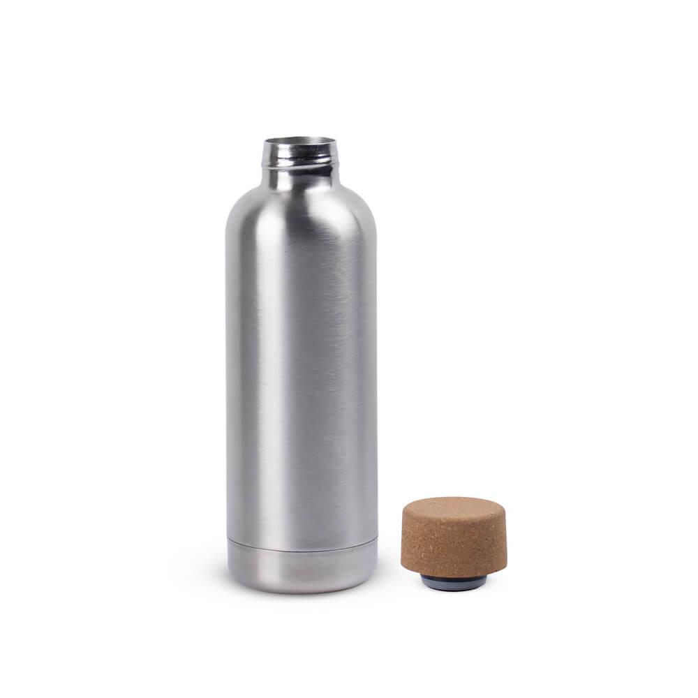 Garrafa em Inox 760ml GA1869 na cor Cromado, brinde personalizado Sky Brindes
