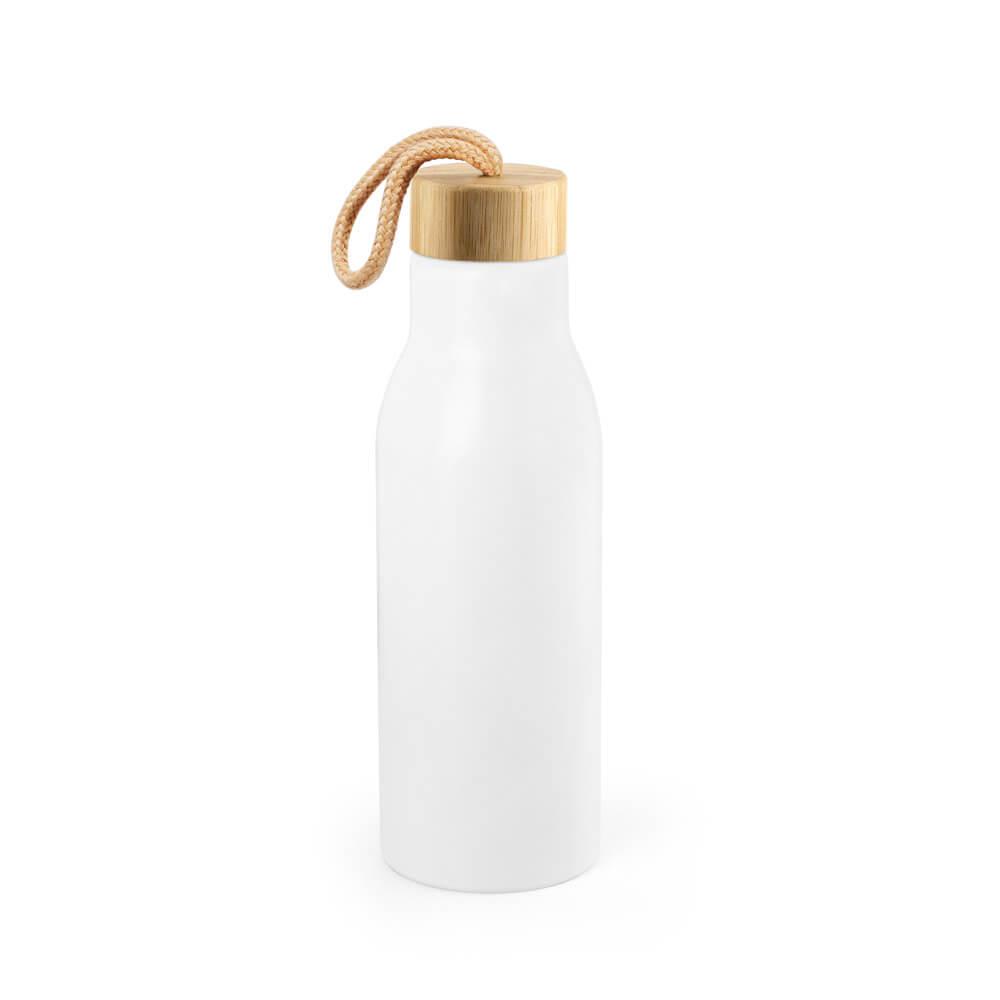 SQUEEZE EM AÇO INOX 570ml GA1870 na cor Branco, brinde personalizado Sky Brindes