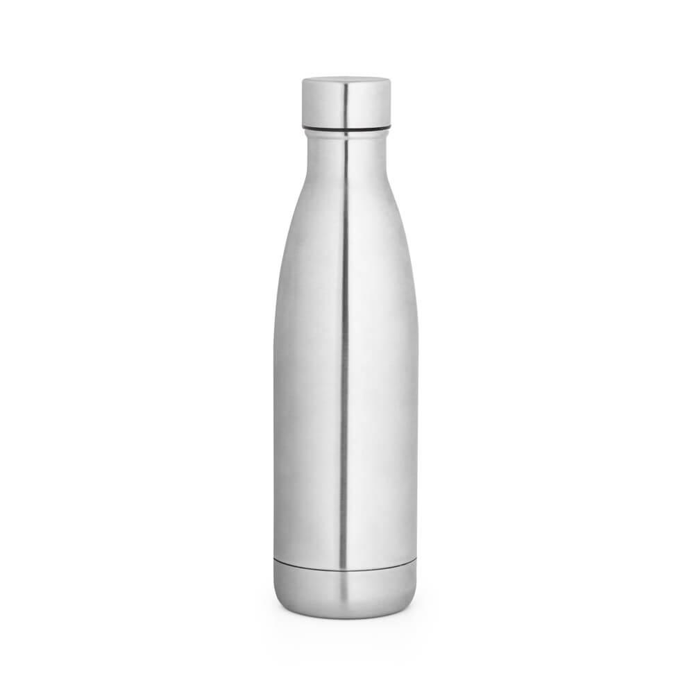 GARRAFA EM AÇO INOX TERMICA 810ml GA1874 na cor Cromado, brinde personalizado Sky Brindes