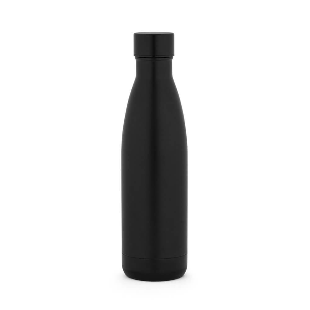 GARRAFA EM AÇO INOX TERMICA 810ml GA1874 na cor Preto, brinde personalizado Sky Brindes