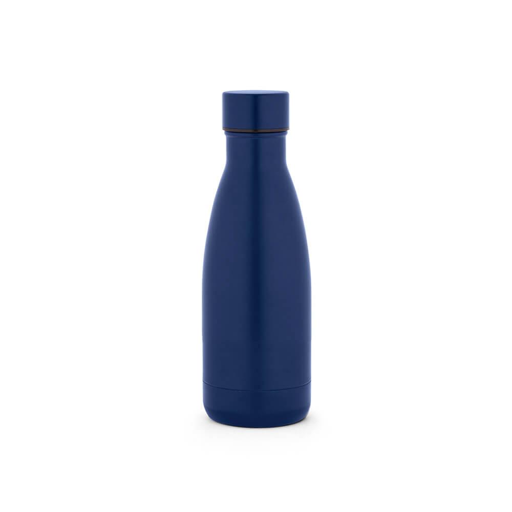 Garrafa em aço inox termica 400ml GA1875 na cor Azul marinho, brinde personalizado Sky Brindes