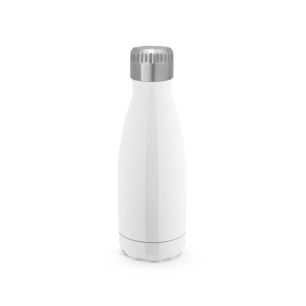 GARRAFA PARA SUBLIMAÇÃO TERMICA 380ml GA1876 na cor Branco, brinde personalizado Sky Brindes