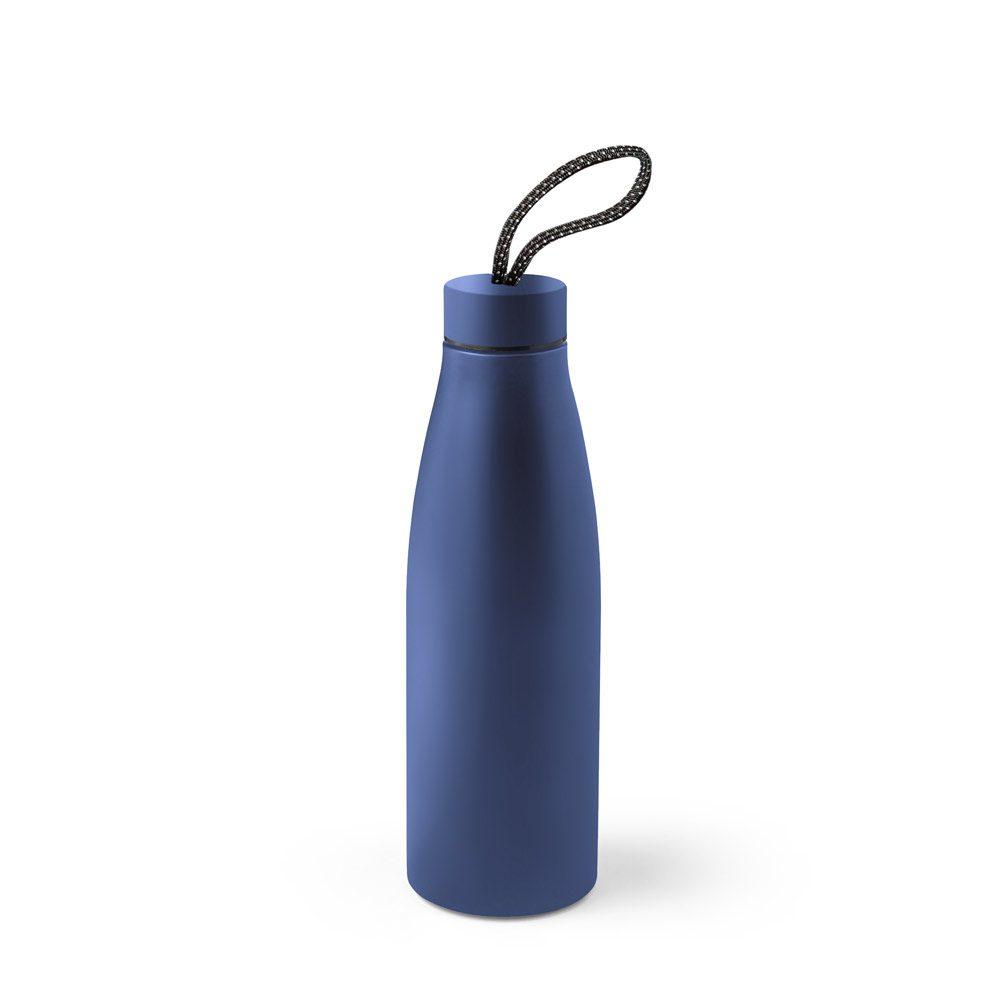 Garrafa Inox 710ml GA1878 na cor Azul marinho, brinde personalizado Sky Brindes