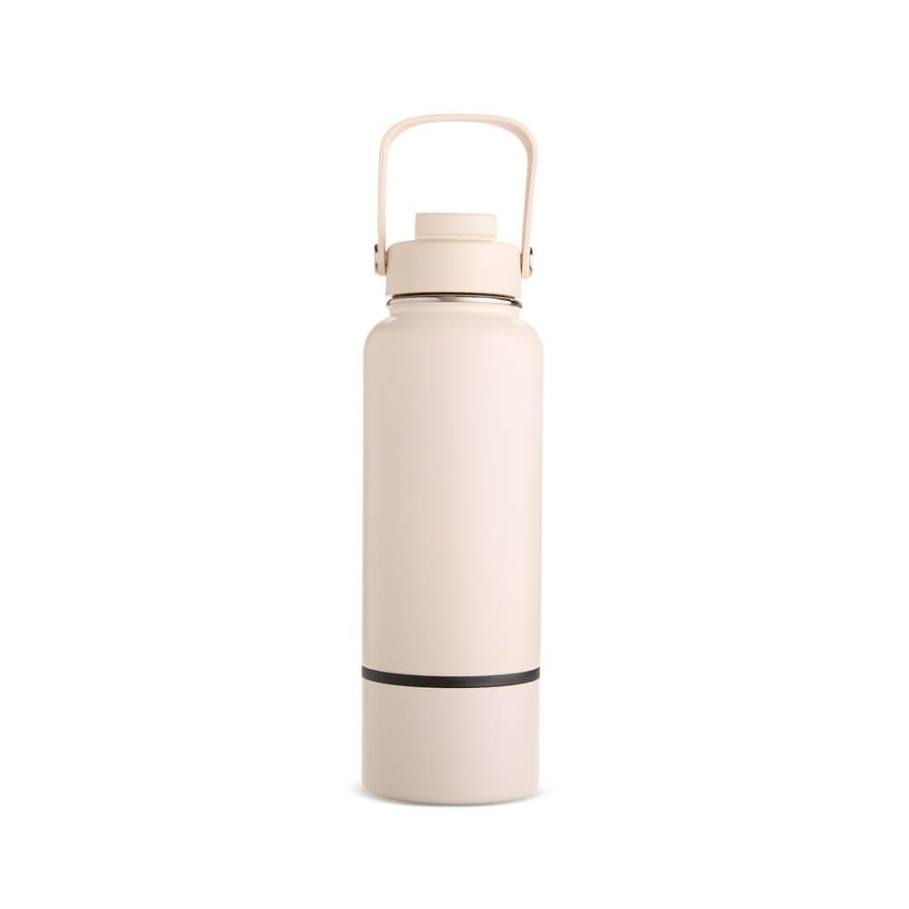 Garrafa Térmica 800ml GA1879 na cor Branco, brinde personalizado Sky Brindes