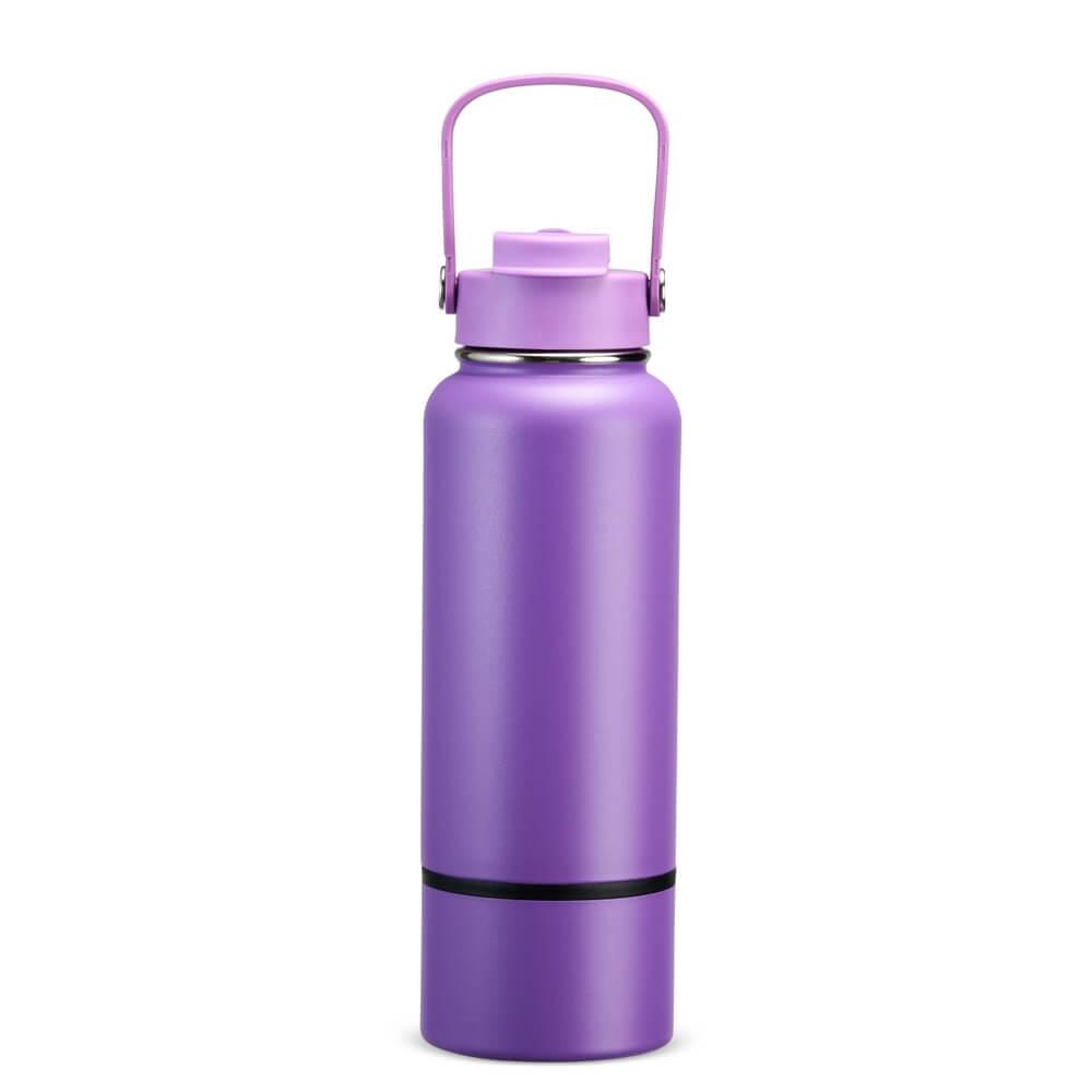 Garrafa Térmica 800ml GA1879 na cor Roxo, brinde personalizado Sky Brindes