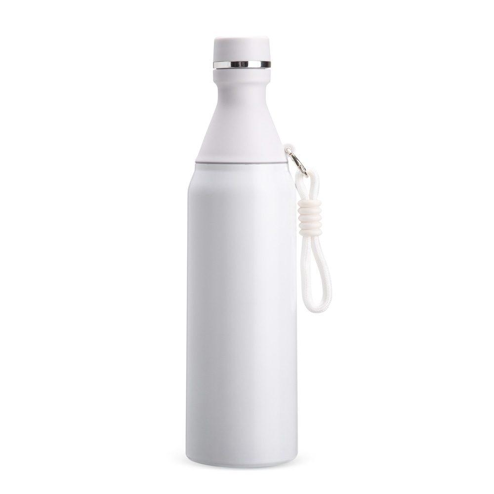 Garrafa Térmica 500ml GA1882 na cor Branco, brinde personalizado Sky Brindes