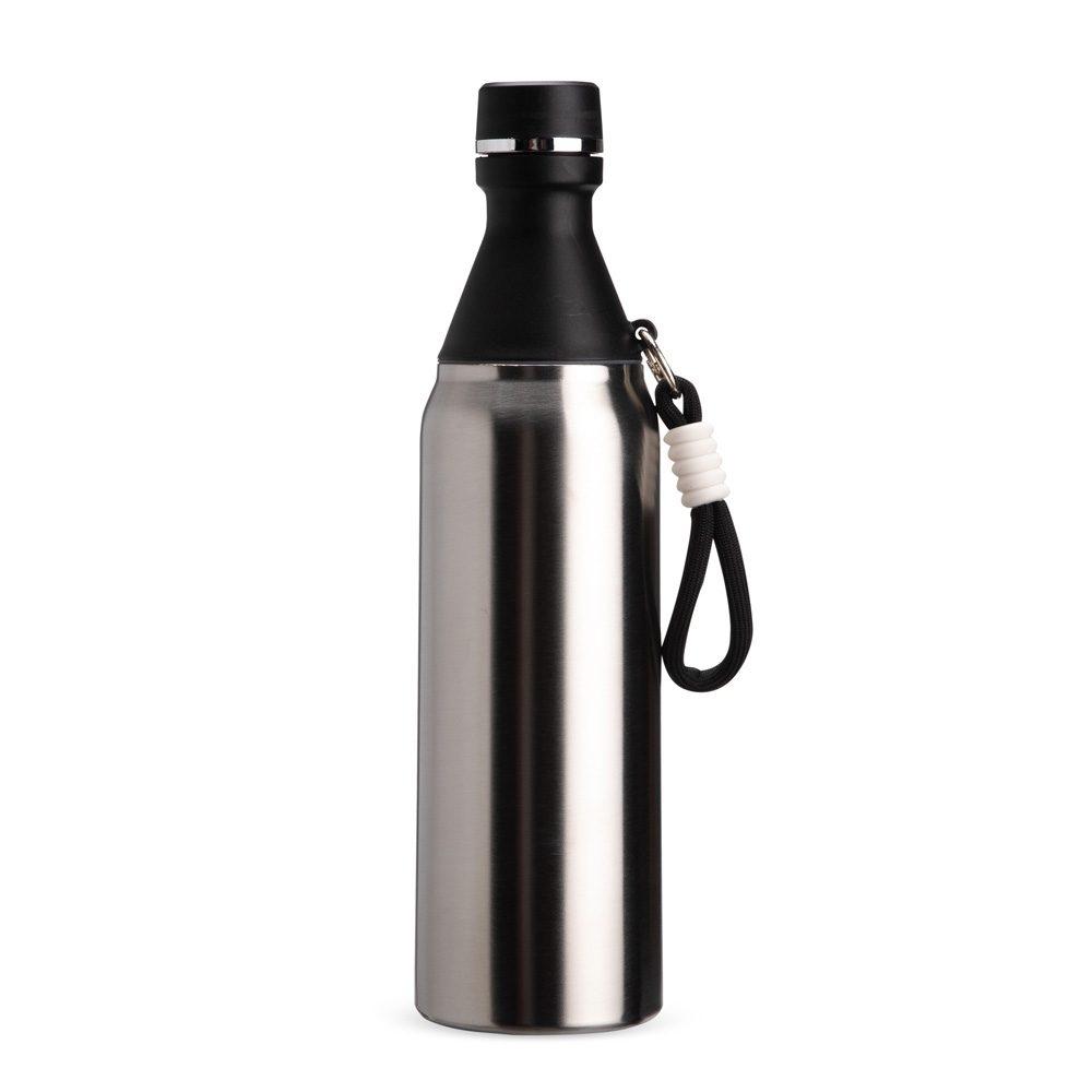 Garrafa Térmica 500ml GA1882 na cor Inox, brinde personalizado Sky Brindes