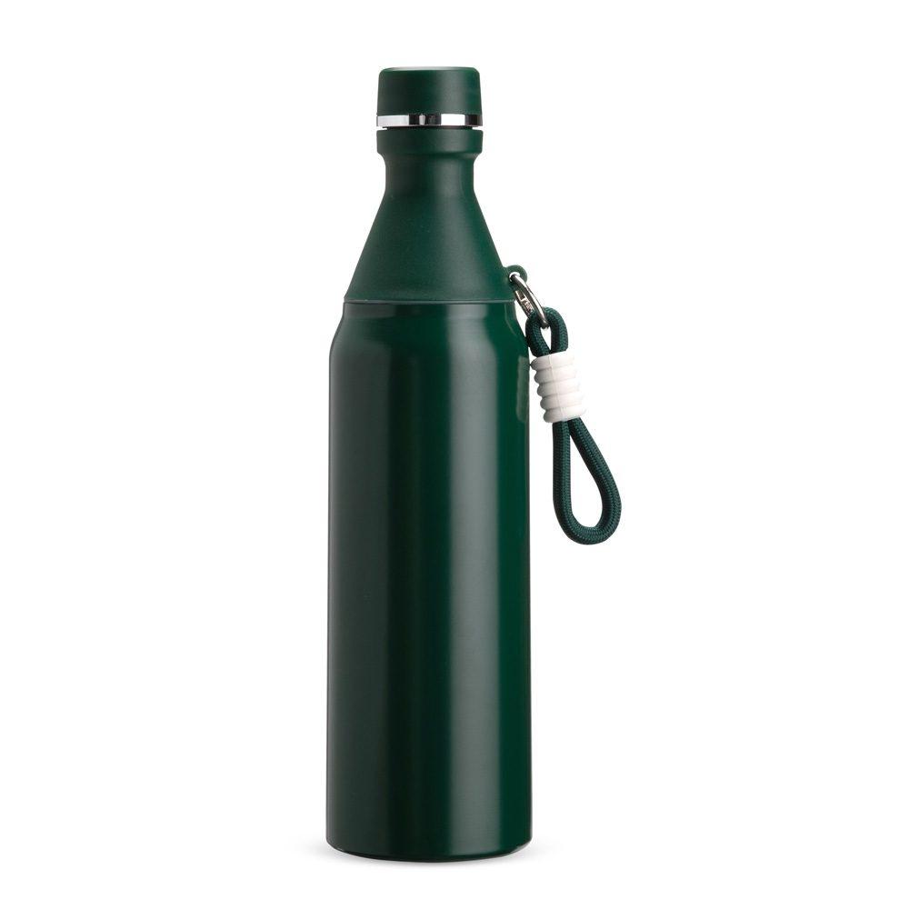 Garrafa Térmica 500ml GA1882 na cor Verde, brinde personalizado Sky Brindes