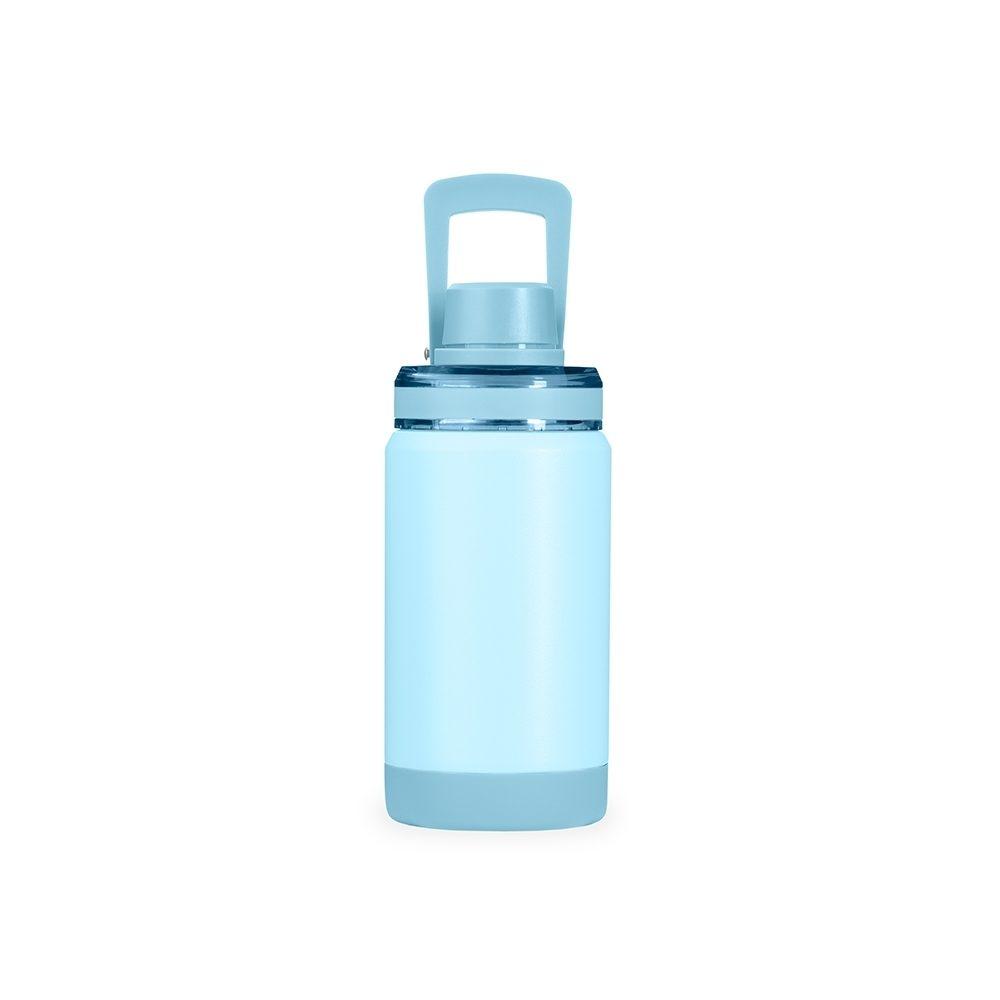 Garrafa Térmica 400ml GA1883 na cor Azul celeste, brinde personalizado Sky Brindes